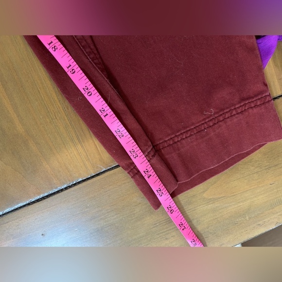 Old Navy Womens Brick Red Cargo Pants - Picture 7 of 7